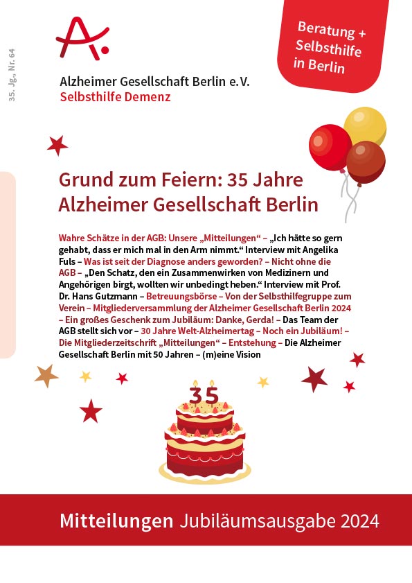 Cover_Mitteilungen_Nr.64_Alzheimer Gesellschaft_Berlin