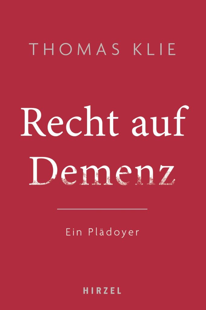 Cover "Recht auf Demenz"