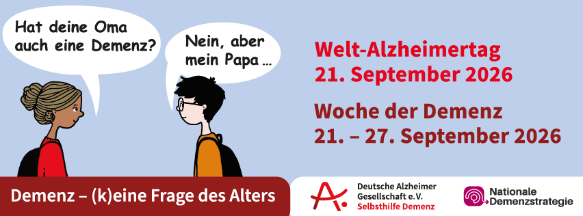 Welt-Alzheimertag 2026 Banner
